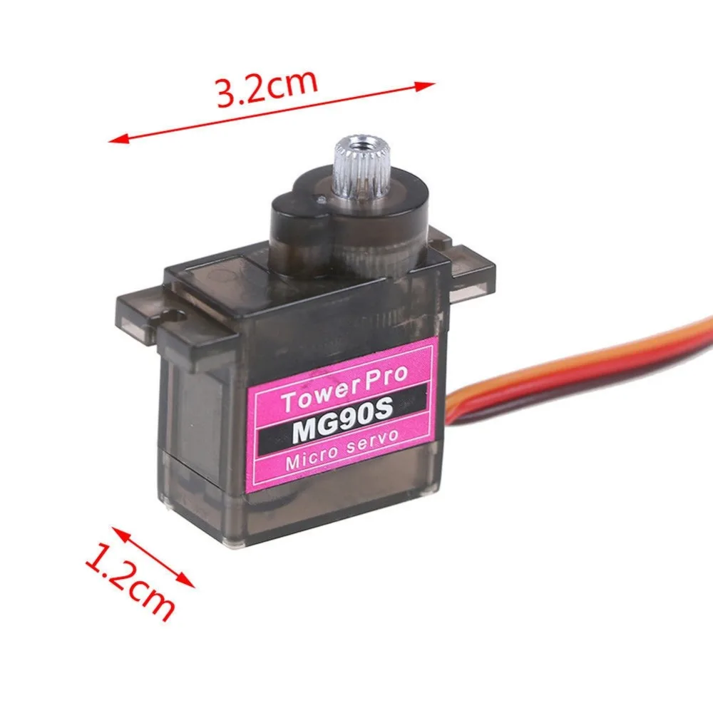 MG90S металлическая Шестерня цифровой сервопривод для вертолета Rc лодки