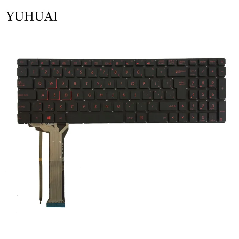 Новая Чешская клавиатура для ASUS GL551 GL551J GL551JK GL551JM GL551JW GL551JX с подсветкой CZ