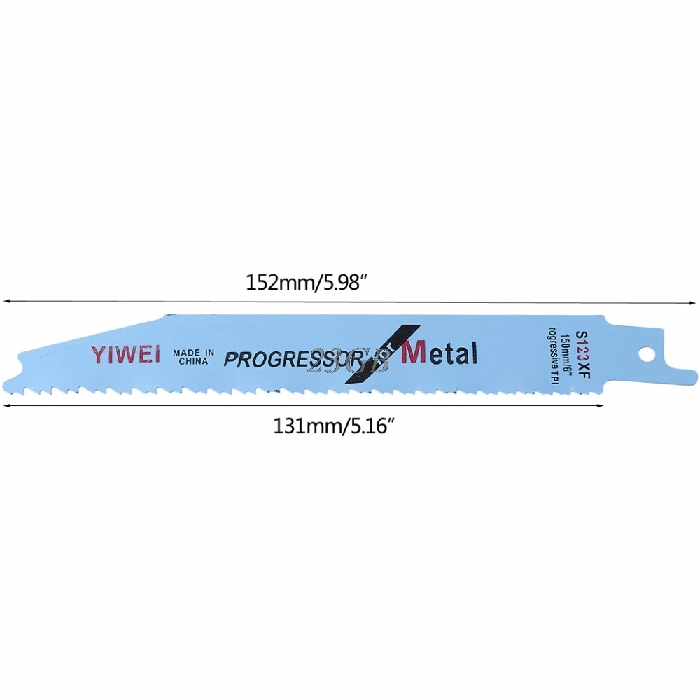 

152mm 6" Progressor Reciprocating Saw Blades S123XF For Metal Cutting 5PCS/SET J29