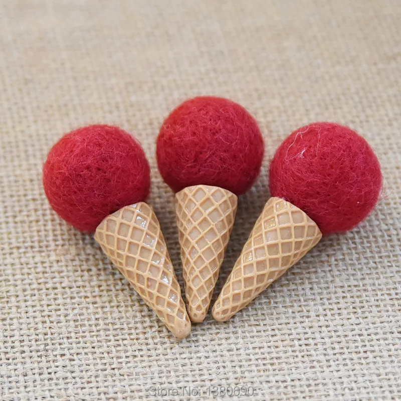 Комплект из 3 предметов шерсть войлочные рождественские украшения Цвет