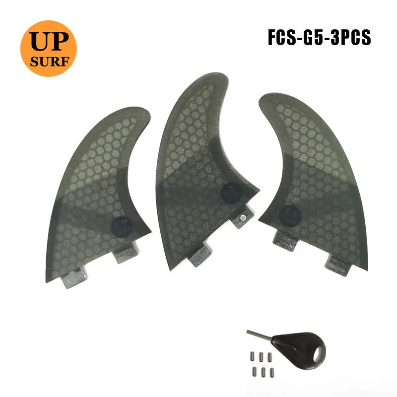 Surf Upsurf логотип FCS плавники G5 G3 с ключом к доске для серфинга сотовый плавник из