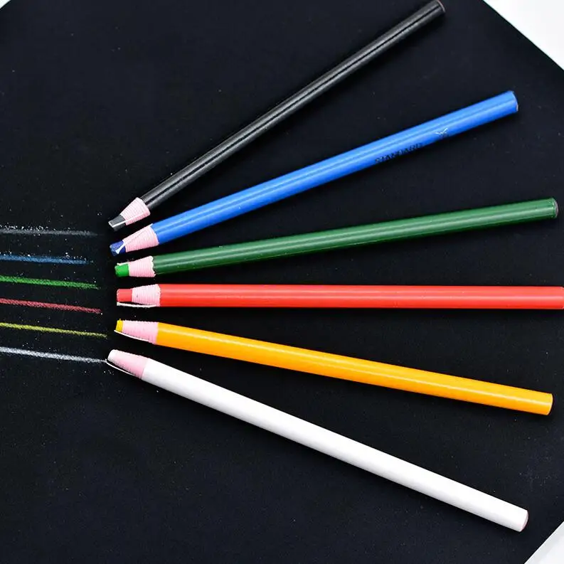 Colorful Erasable Fabric Tailors Chalk Tailor's Chalk Pencil Fabric Patchwork Marker Clothing Pattern DIY Sewing Tools GYH