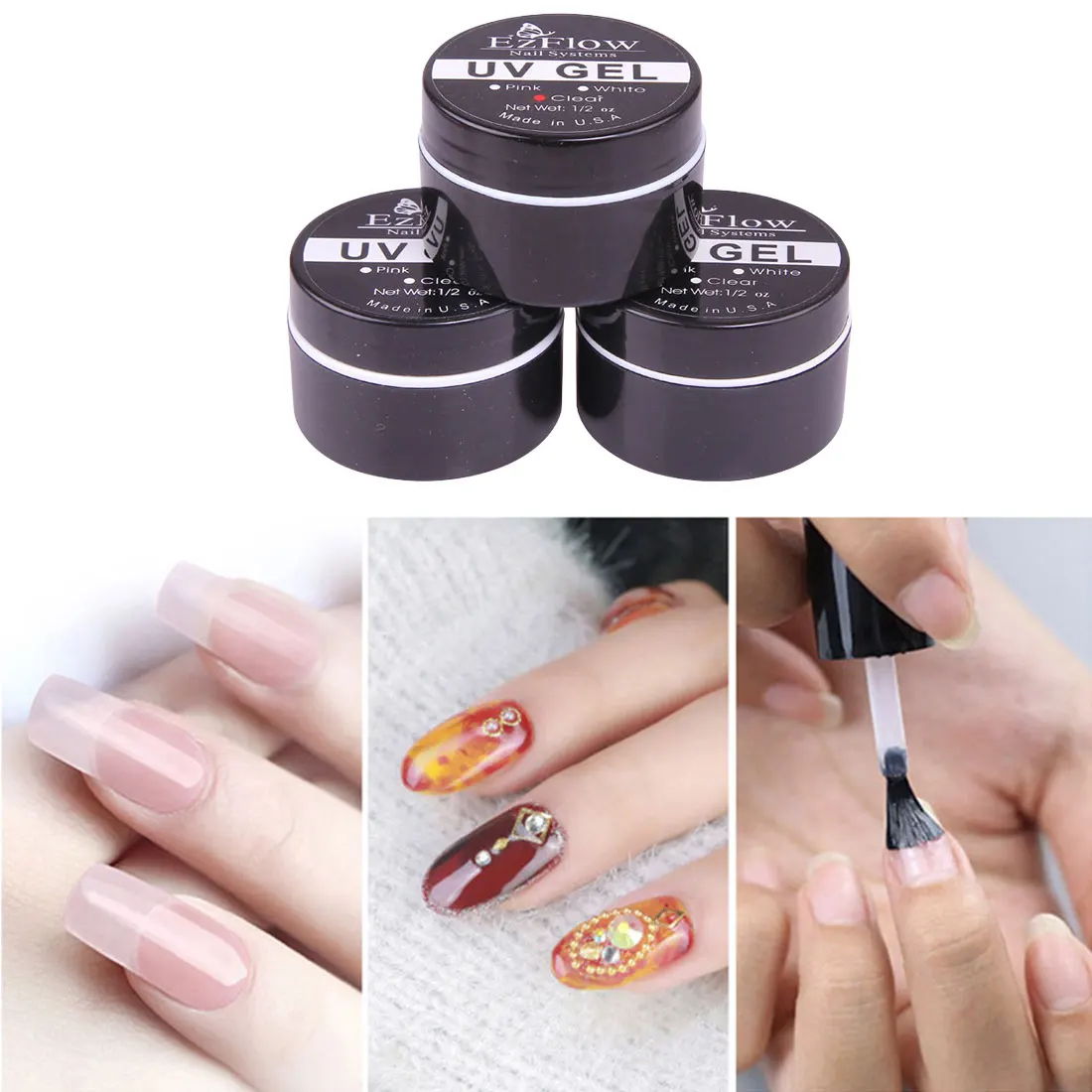 Nail Art 5мл пузырек из пропитанной ногтей гель фототерапии для ногтей УФ-гель Краски Цвет Краски лак для ногтей товар