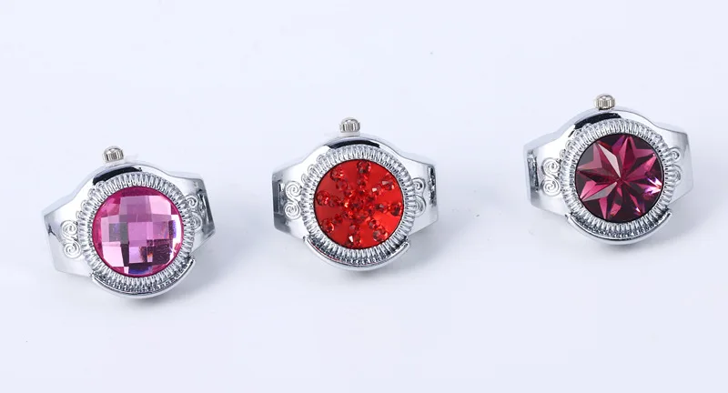 Новый Дизайн Кольца Ювелирные Изделия Часы Женщины Девушка Мода Круглый