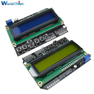 LCD Keypad Shield LCD1602 LCD 1602 Module Display For Arduino ATMEGA328 ATMEGA2560 raspberry pi blue / Yellow screen diymore