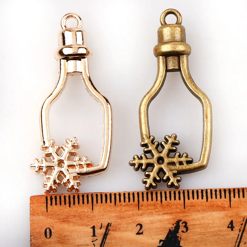 Винтажная бутылка Снежинка античная искусственная клей пустые аксессуары для