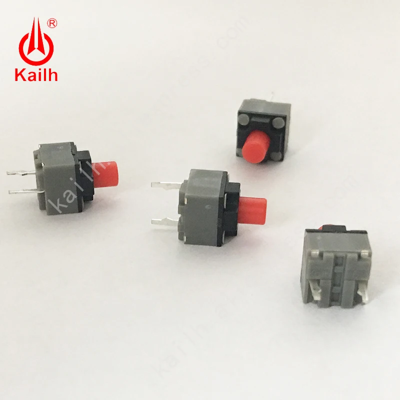 Kailh микро переключатель 6*6*4,3/7,3/9,5 мм бесшумный Переключатель Wireless мышь проводная мышь DIP Микровыключатель переключатель тактичности