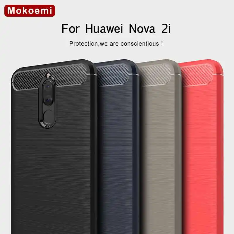 Mokoemi модный противоударный мягкий силиконовый чехол 5 9 дюйма для Huawei Nova 2i