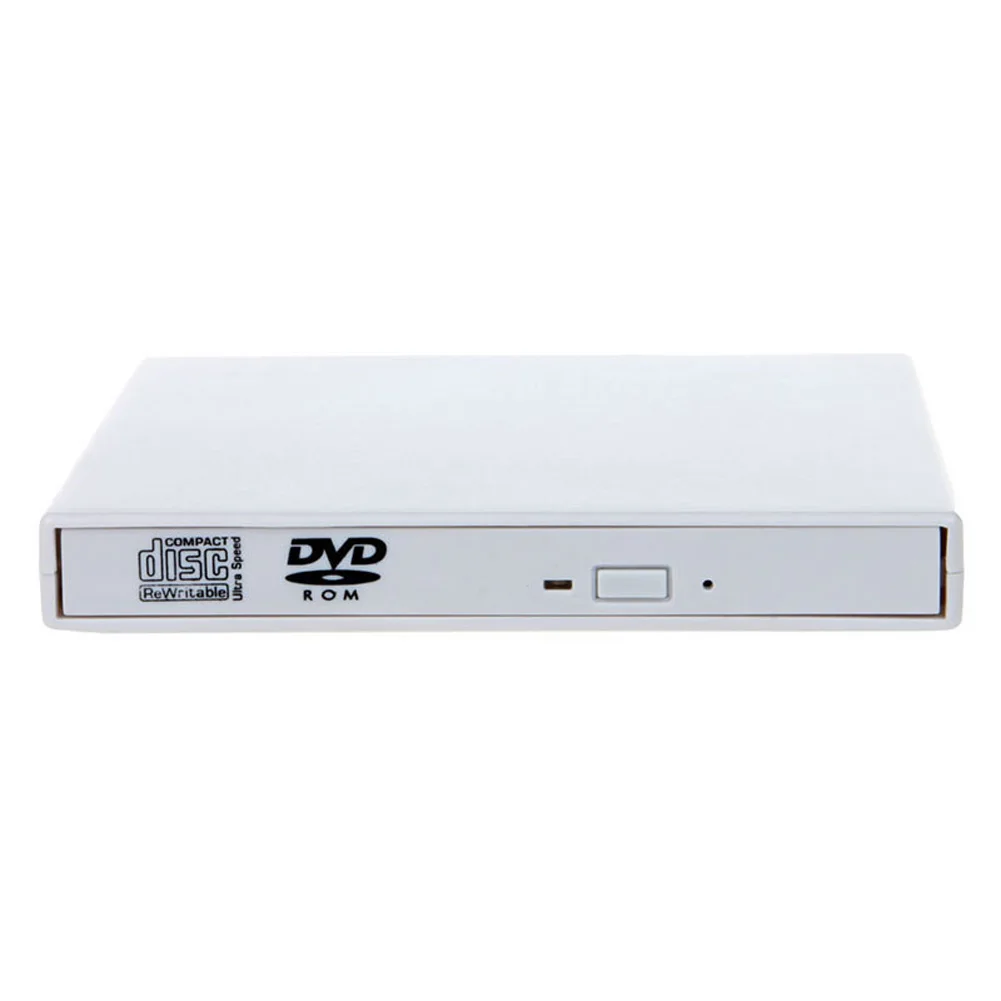 USB2.0 Внешний DVD комбинированный CD-RW привод ROM CD драйвер для ПК/ноутбука-белый ND998 |