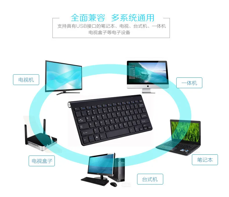 Ультра тонкий 2,4 г Беспроводной мини клавиатура K116 с Мышь для MACBOOK, ноутбук, ТВ BOX Компьютер ПК, смарт-ТВ с usb-ключ