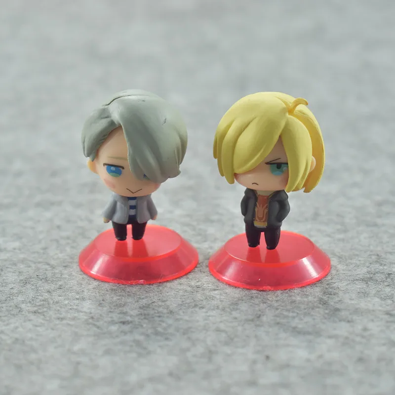 ELBCOS YURI! Экшн фигурки на льду Юри Katsuki Victor Nikiforov Yuri Plisetsky Emil Nekola Macachi 5 см/2 дюйма