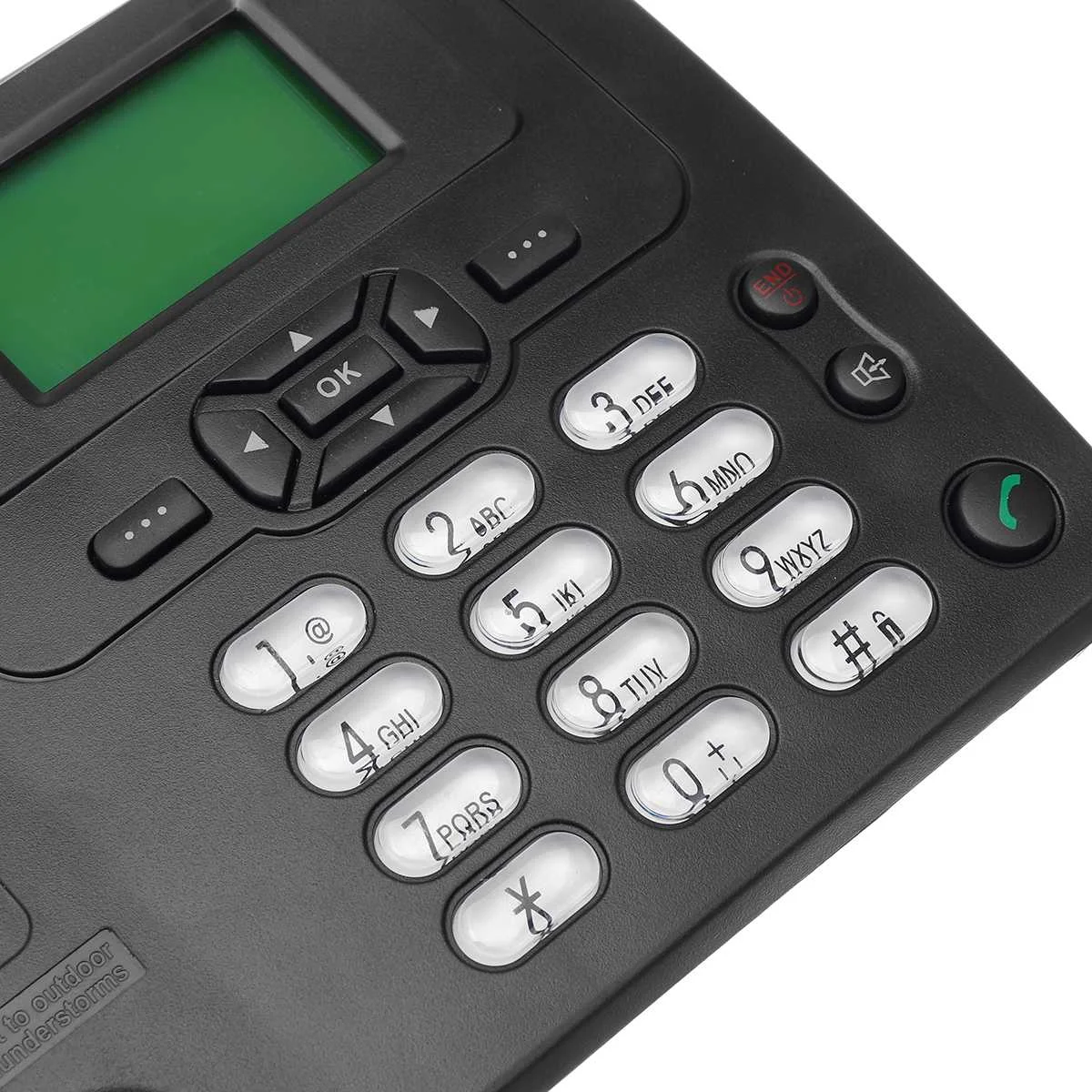 ЕС Plug Настольный беспроводной телефон GSM фиксированный телефон Поддержка sim-карты для дома, дома, колл-центра, офиса компании, отеля