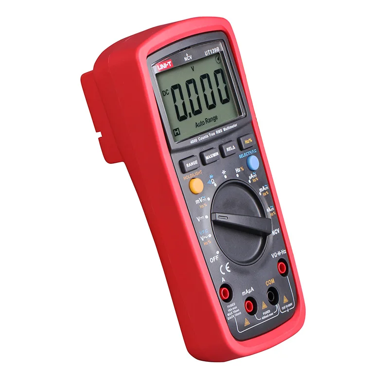 UNI-T UT139C Digital Multimeter Auto Range True RMS Meter Handheld Tester 6000 Count Voltmeter Temperature Test transistor | Инструменты