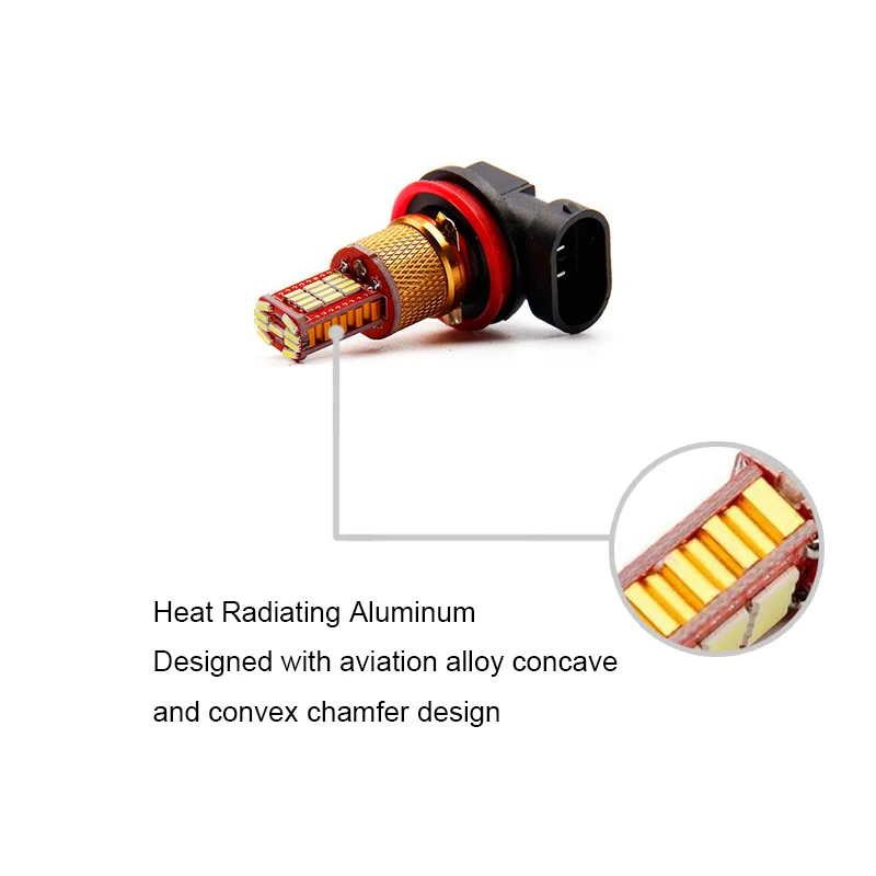 2x H8 H11 9006 HB4 9005 HB3 4014 SMD светодиодный лампы CREE чип автомобиля бег светильник