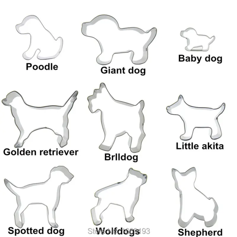 Пятнистая форма для собак инструменты украшения тортов помадки печенья выпечки
