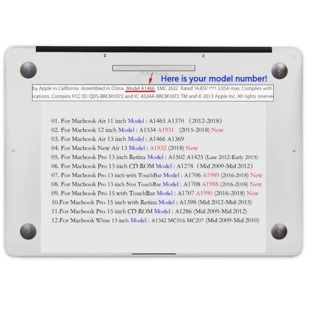 Матовый Жесткий чехол для ноутбука Apple MacBook Air 11 13 Retina 12 новый Pro 15 с/без сенсорной