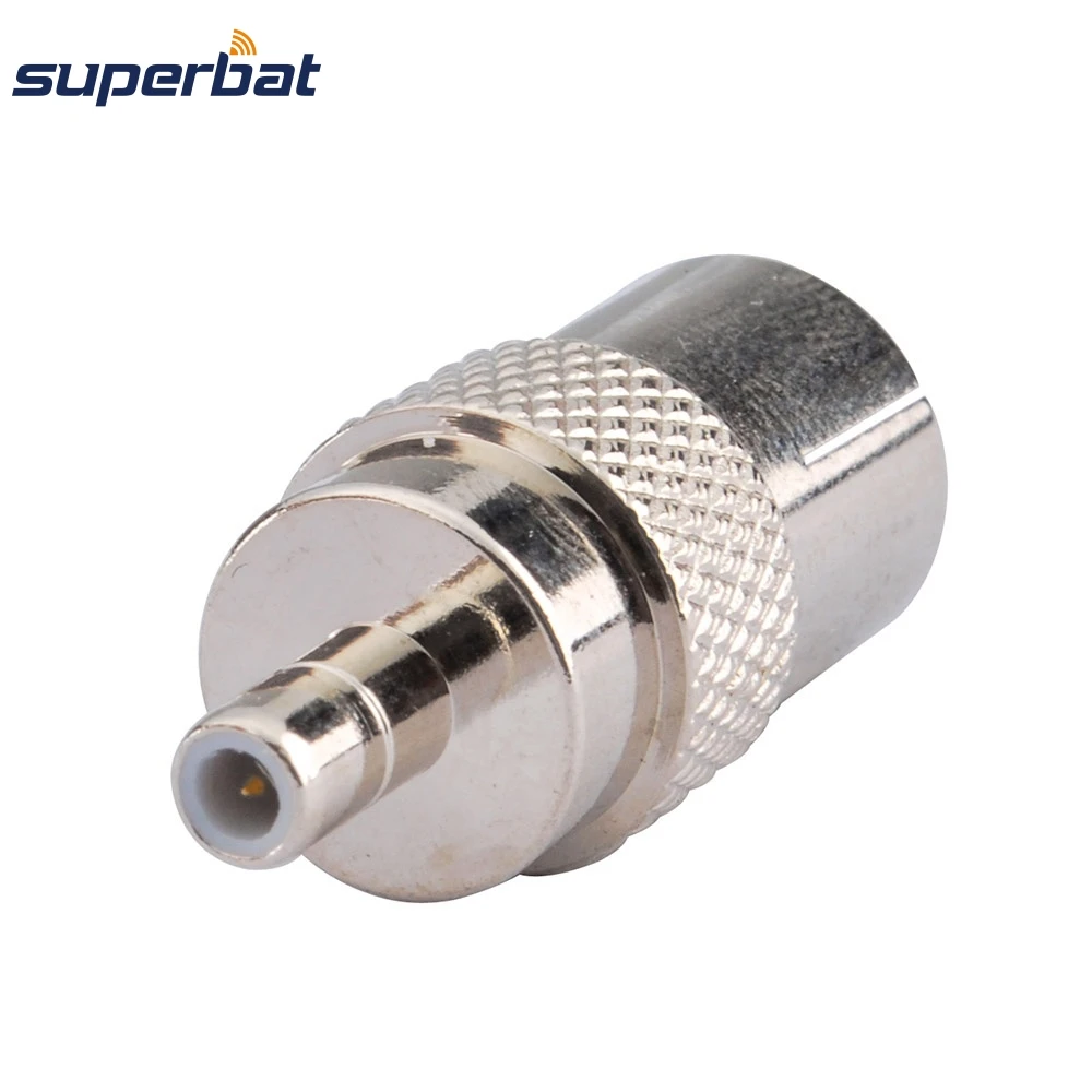 Superbat DVB T TV антенна тюнера адаптер прямой SMB штекер к ТВ разъем коаксиальный