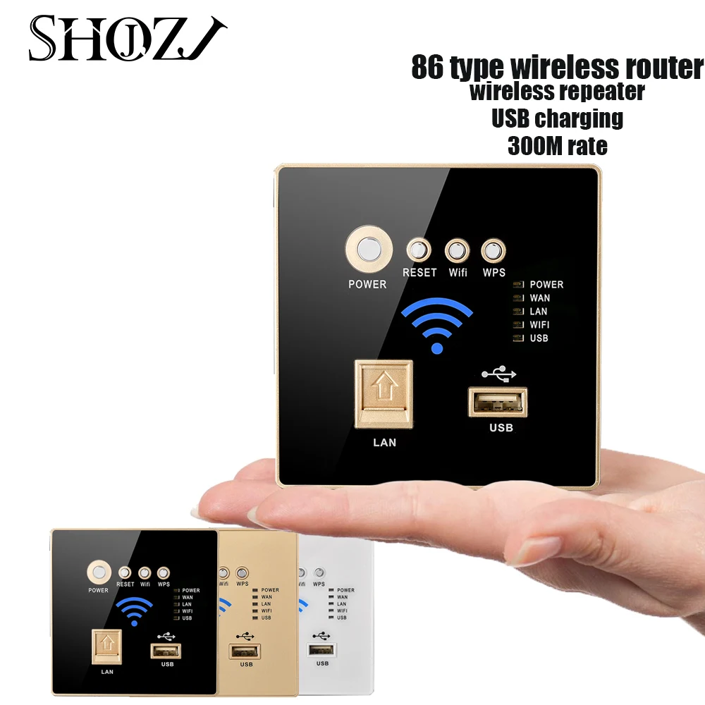 Для RJ45 USB шифрования WPS и гостиничное Поддержка AC Управление 300 Мбит/с в стенная розетка, Wi-Fi точка доступа маршрутизатора Беспроводной AP