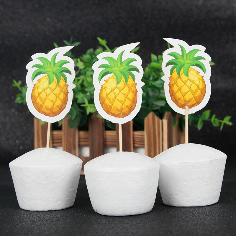 Набор из 24 штук фламинго мороженое в виде пирожного чашке с топперы выбирает дети