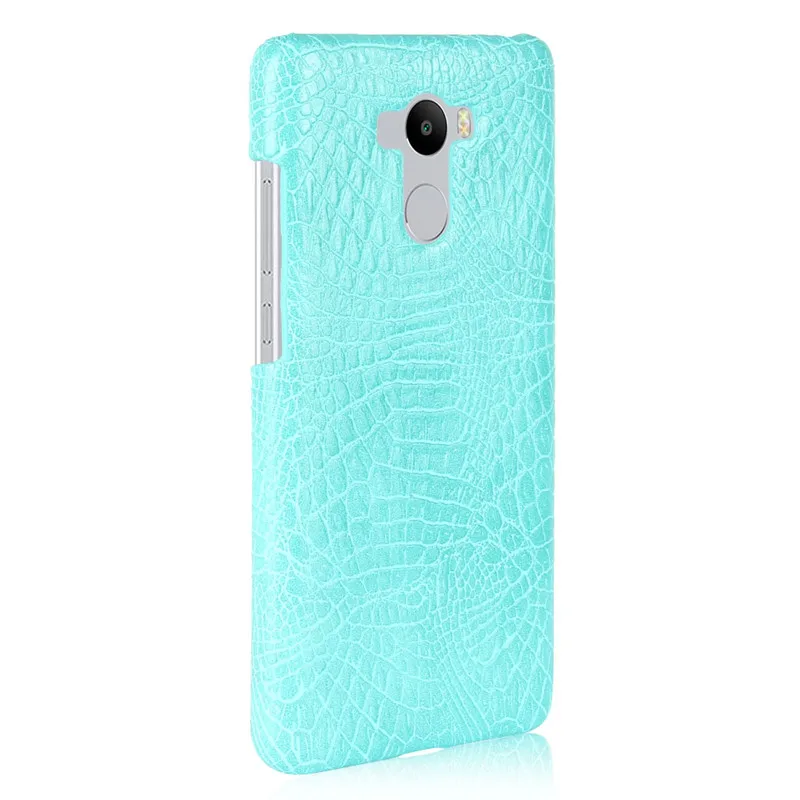 Чехол для Xiaomi Redmi 4 чехол Prime жесткая задняя крышка из искусственной кожи в стиле