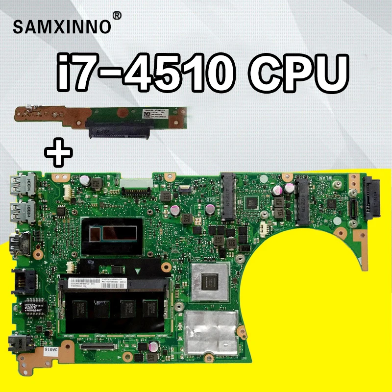 Отправка платы + S551LN материнская плата i7 4500U GT840M для For Asus K551L S551 ноутбука S551LB
