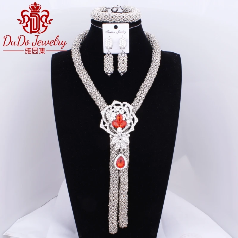 Новейшие итальянские серебряные украшения комплект ювелирных изделий для