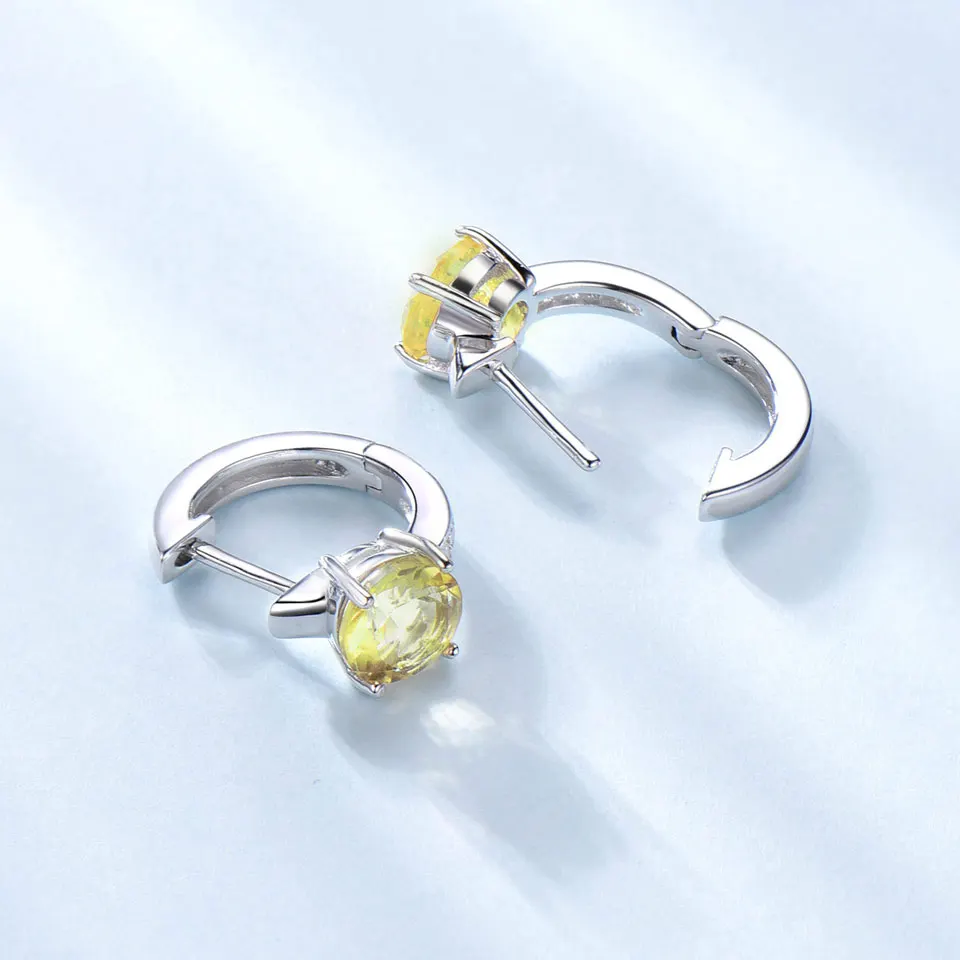 UMCHO 2.0ct натуральный Перидот клип серьги для женщин из натуральной 925 пробы женские серебряные серьги хорошее ювелирное изделие Мода Новинка