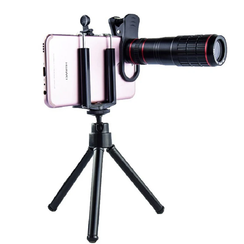 LISHE Universal 20X Telescope Optical Zoom Mobile Phone Lens For IPhone Samsung Huawei Smartphones Clip Telefon Camera | Мобильные