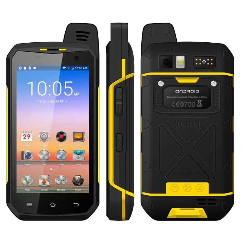 4G LTE Zello PTT рация B6000 Android6.0 5000 мАч IP68 Водонепроницаемый NFC мобильный телефон Поддержка беспроводной gps Wi-Fi функция SOS