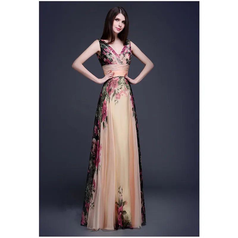 Платье без рукавов с цветочным принтом платье женская обувь Новое поступление