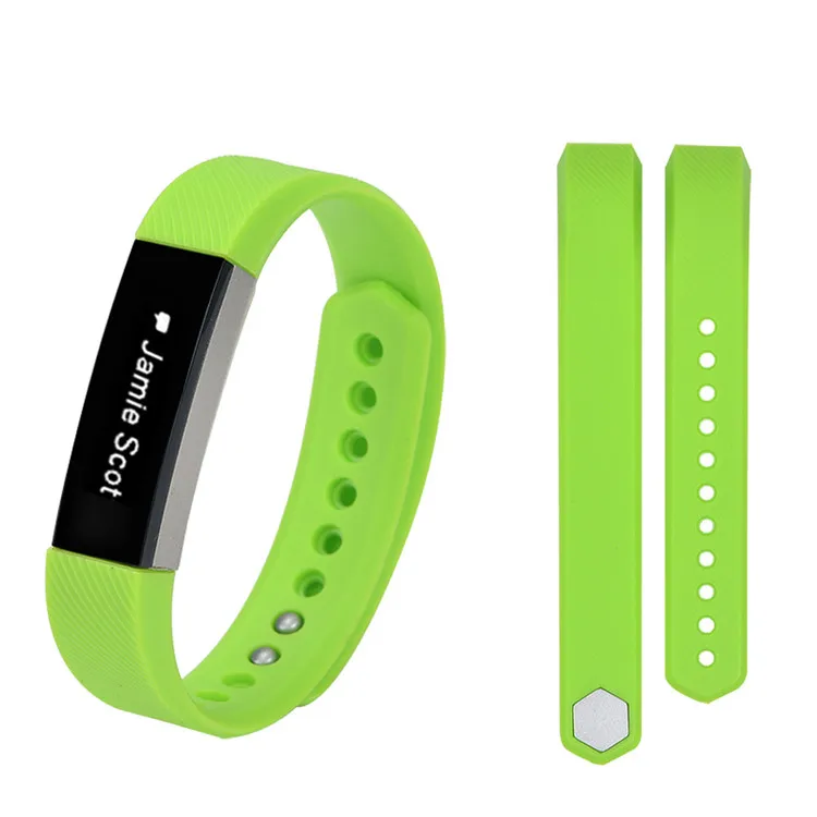 green Лидер продаж! Красочный силиконовый сменный Браслет для часов S/L Для FitBit Alta/Alta HR Ремни Браслет замена аксессуары - Цвет: green