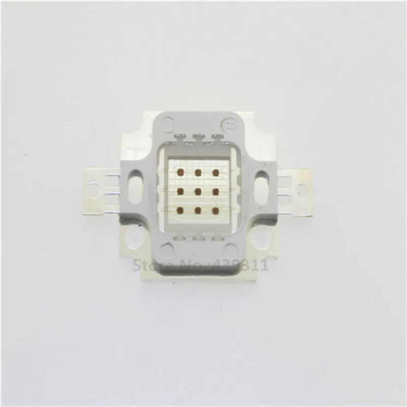 10 шт. Вт Красный 660nm LED COB чип свет высокой мощности светодиодные лампы 900mA 6 0-7 0 V