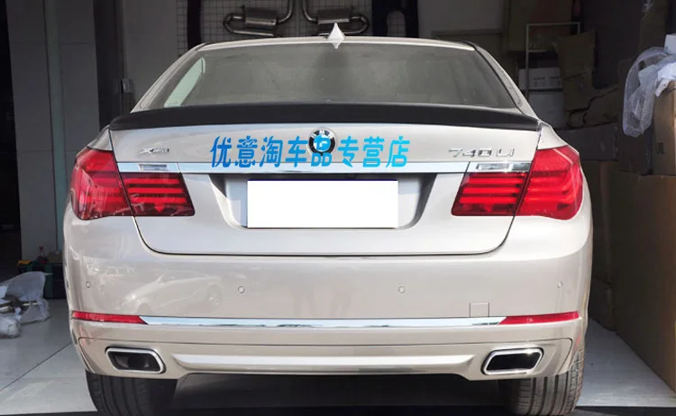 Подходит для BMW серий 7 F01 730li 740li 750li F02 углеродного волокна задний спойлер заднего