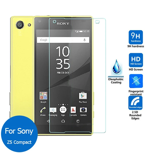 Закаленное стекло для sony Xperia Z Z1 Compact Z2 Z3 Plus Z4 Z5 Премиум Защита экрана 9H Защитное стекло для Z 1 2 3 5