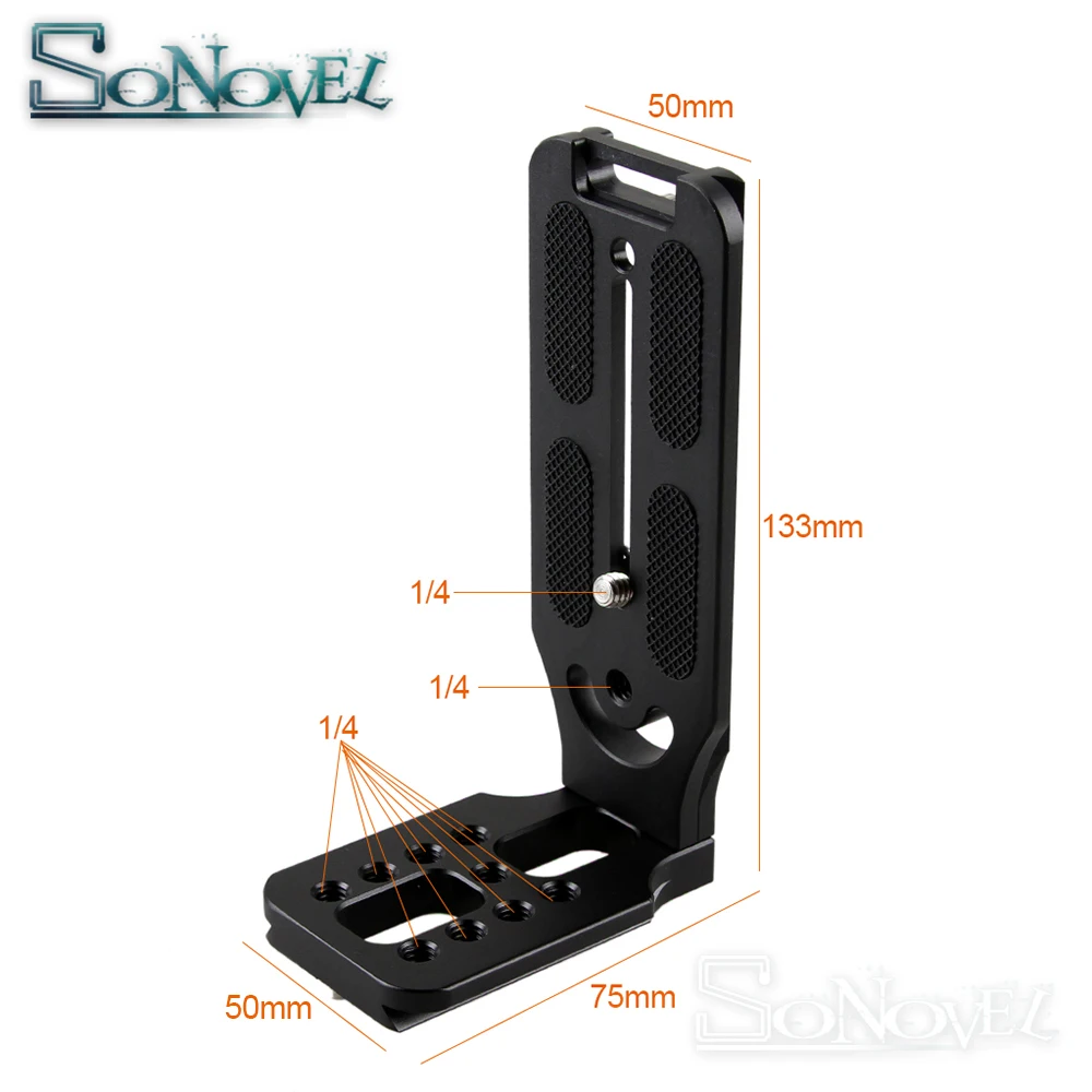 Более длинная версия быстросъемный кронштейн L пластины для Zhiyun Crane 2/3 Moza AIR Feiyu