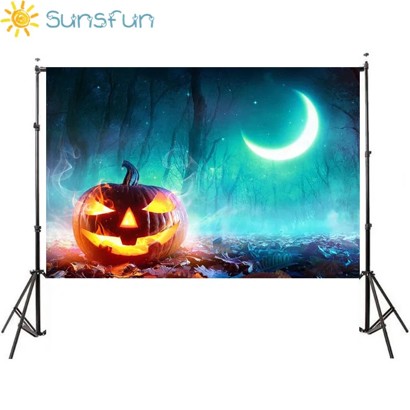 Sunsfun 7x5 футов Хэллоуин Виниловый фон Фотография реквизит Студия фото 220x150 см|studio
