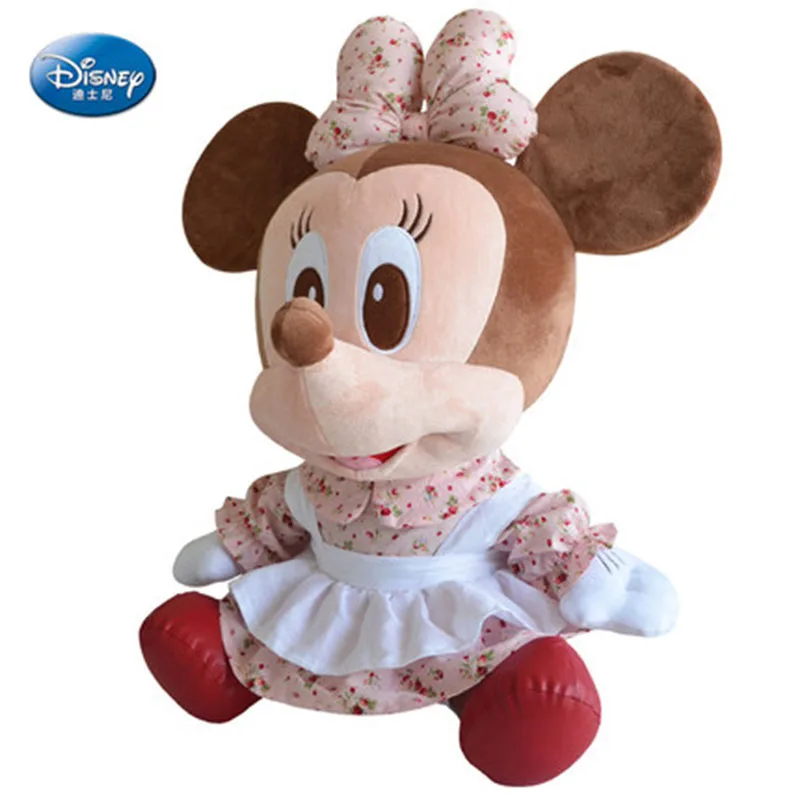 Натуральная Disney Kawaii Микки вишня юбка Минни Куклы Плюшевые чучело мультфильм