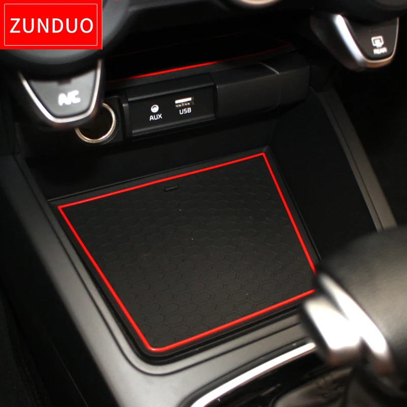 Антискользящий коврик ZUNDUO для подставки под ворота Kia Rio X Line RIO 4 2017 2018 2019 2020 RIO4