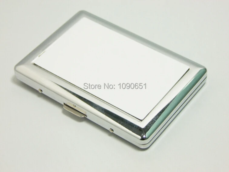 Сублимации портсигар Нержавеющая сталь сигареты поле пустым чехол для двух