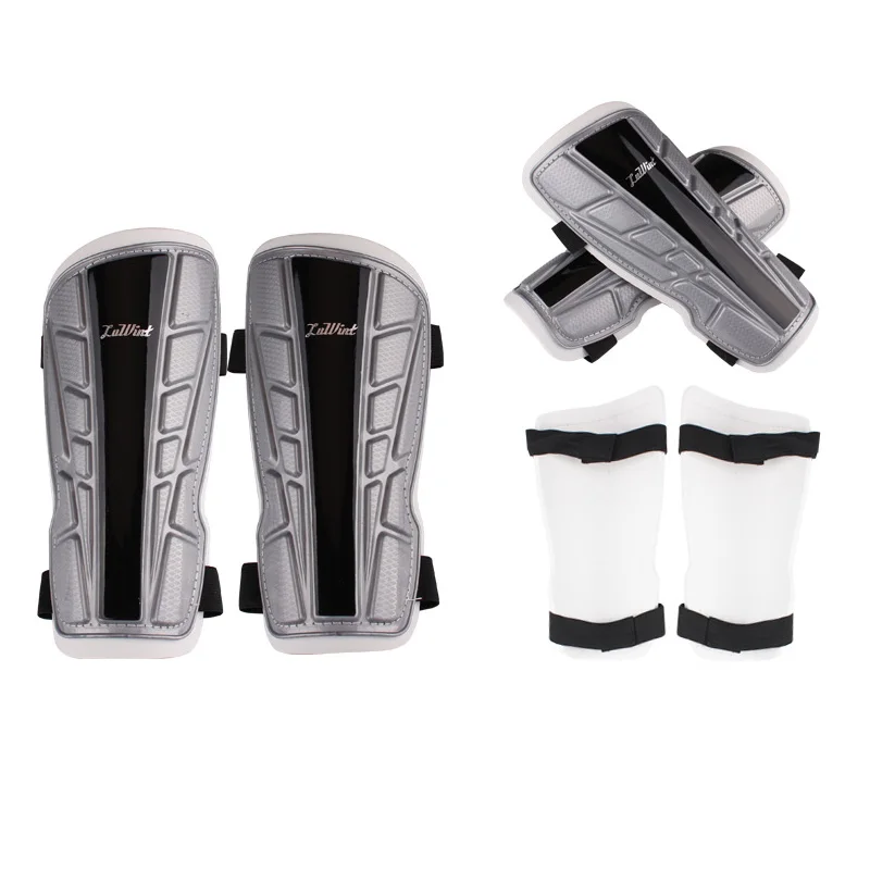 No Ankle Protector Открытый футбол безопасности EVA мягкий защитный щиток голени взрослых Муай Тай кикбоксинг Щитки на голени для футбола брекет поддержка ног - Цвет: No Ankle Protector