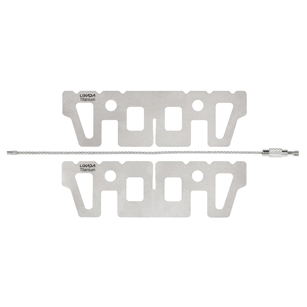 Сверхлегкая мини стойка Lixada для кемпинга пеших прогулок титановая подставка