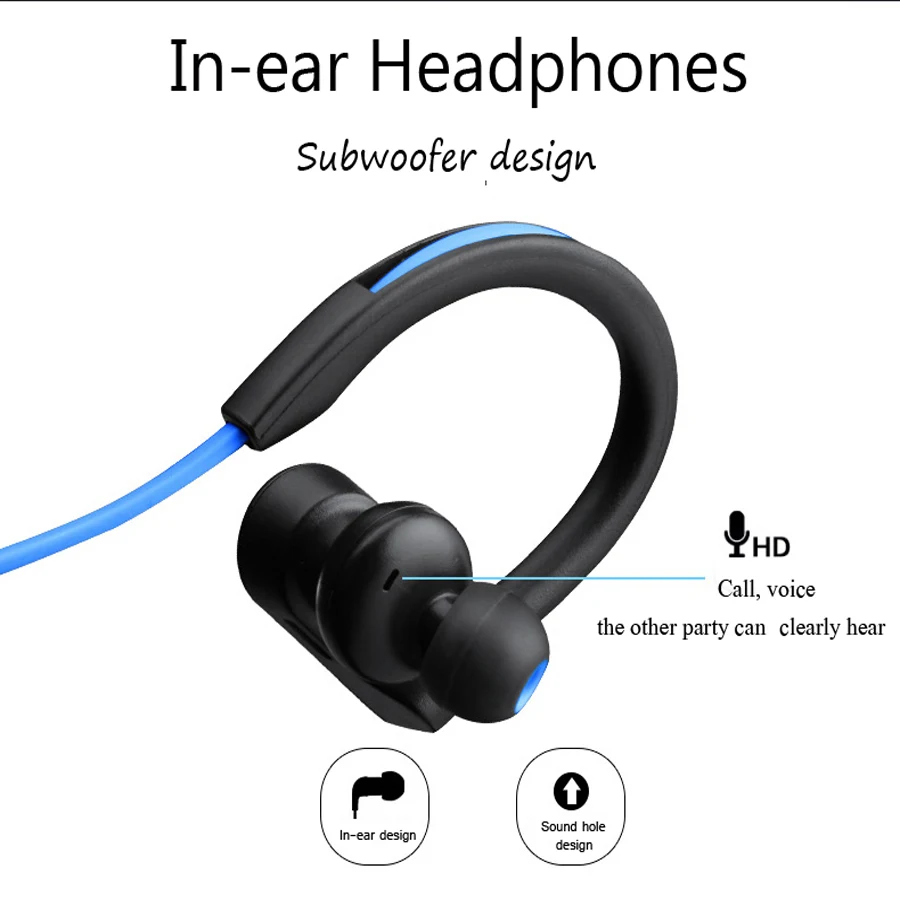 Беспроводные наушники CBAOOO K98, Bluetooth наушники, спортивные стерео басы, Bluetooth гарнитура с микрофоном для телефона xiaomi