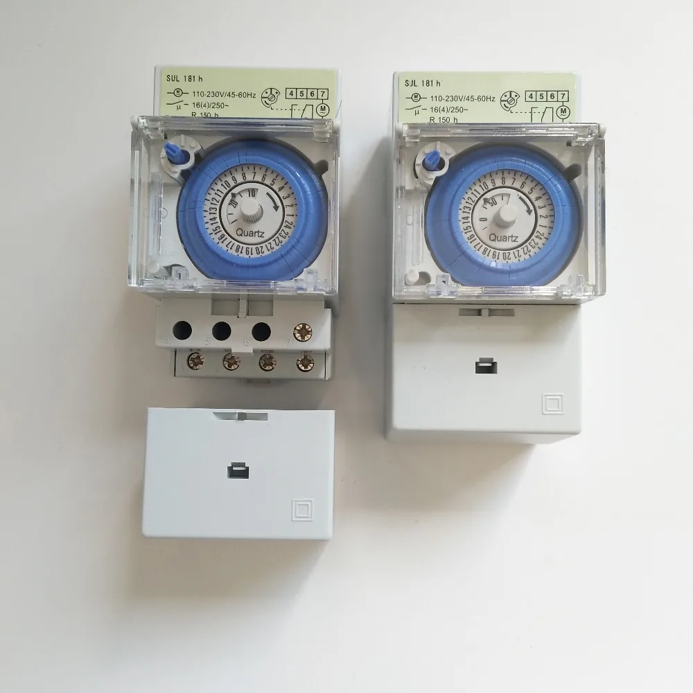 CE RoHS SUL181h 220 В 110 AC/DC 12 THEBEN din рейка механический переключатель времени часы