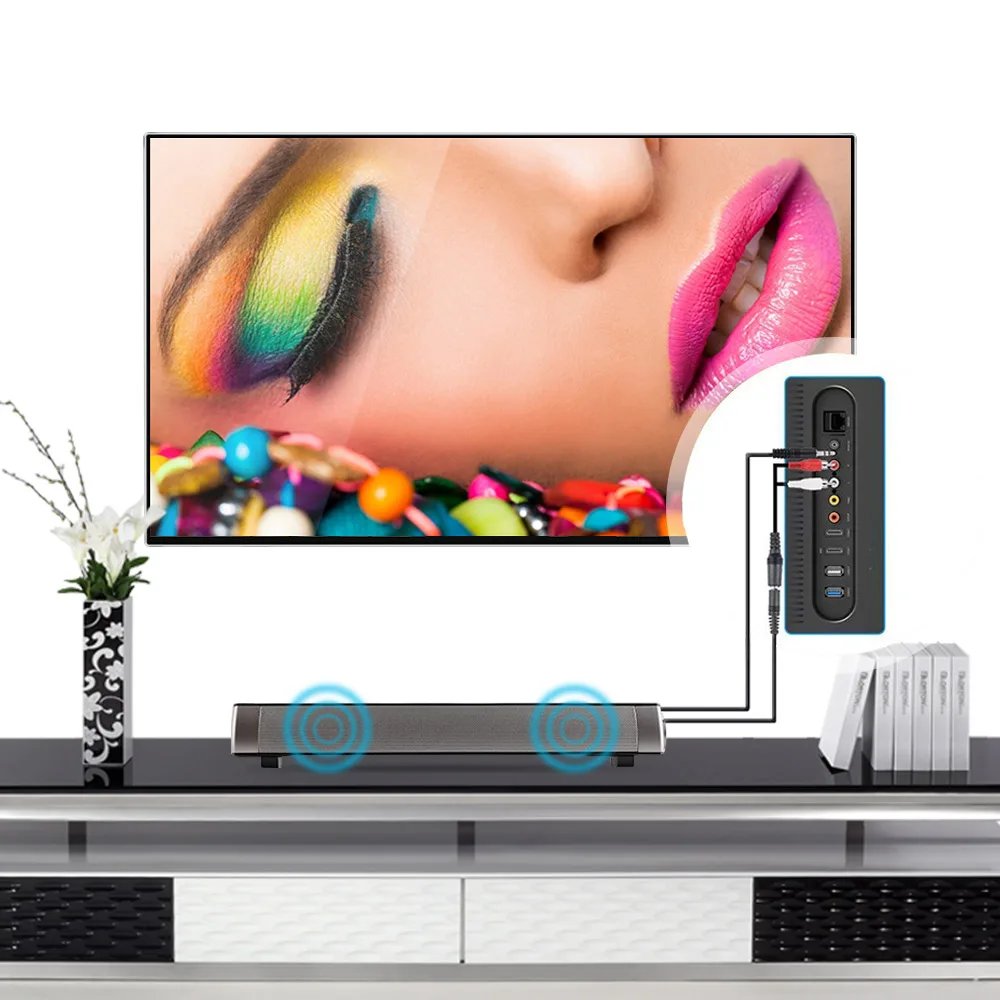 AIYIMA портативный беспроводной Altavoz Bluetooth Саундбар Динамик ТВ звуковая панель Колонка USB для ПК динамик s домашний кинотеатр звуковая система