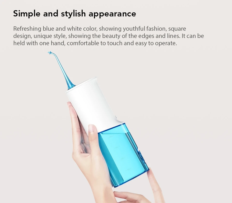 Xiaomi Mi Youpin SOOCAS беспроводной портативный умный водный Флоссер для чистки зубов по утрам и мытья зубов