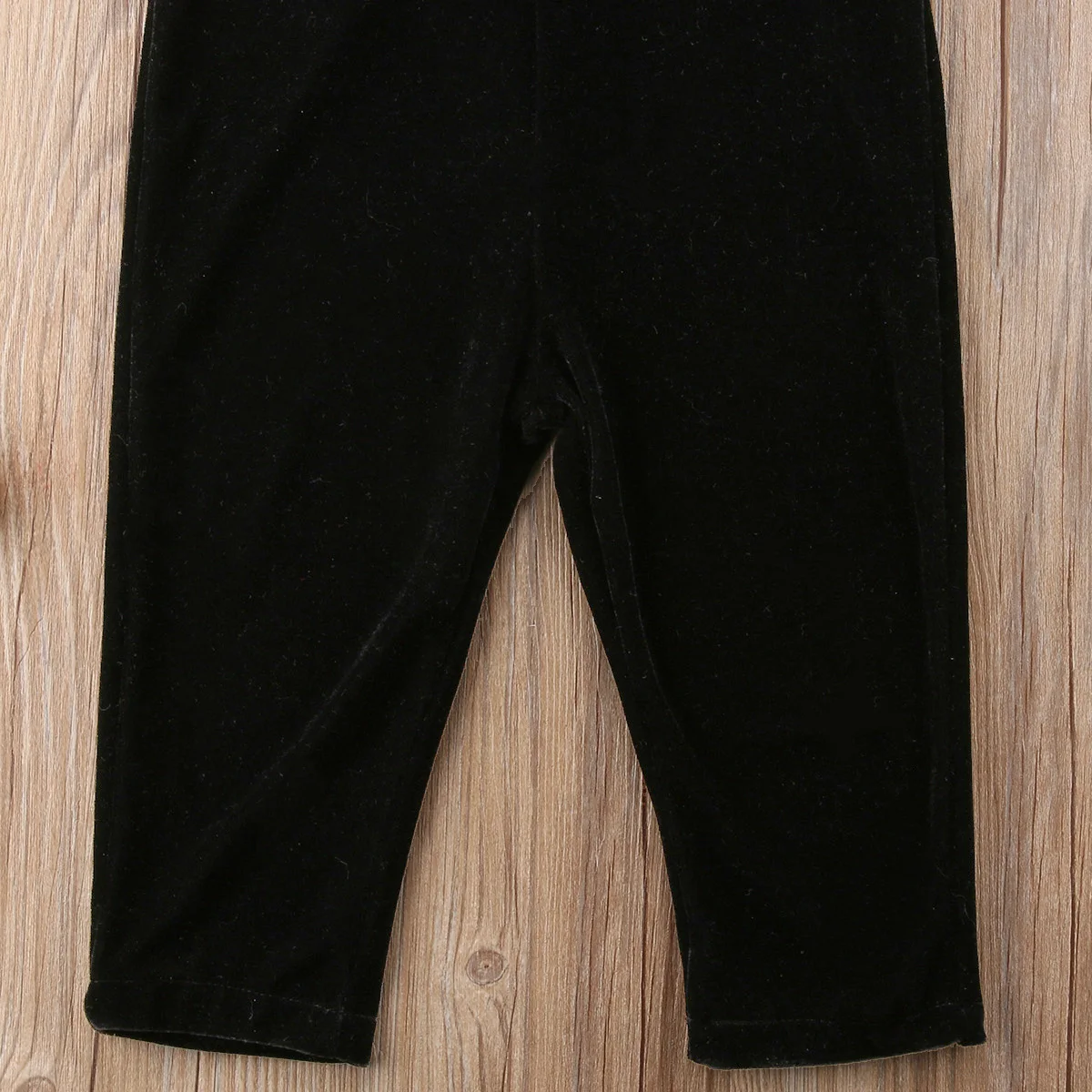 В наличии США бархатный комбинезон с оборками для маленьких девочек однотонная