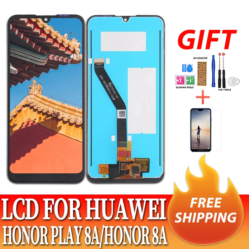 Оригинальный ЖК дисплей 6 01 дюйма для Huawei Honor play 8A honor зеркальный с рамкой и
