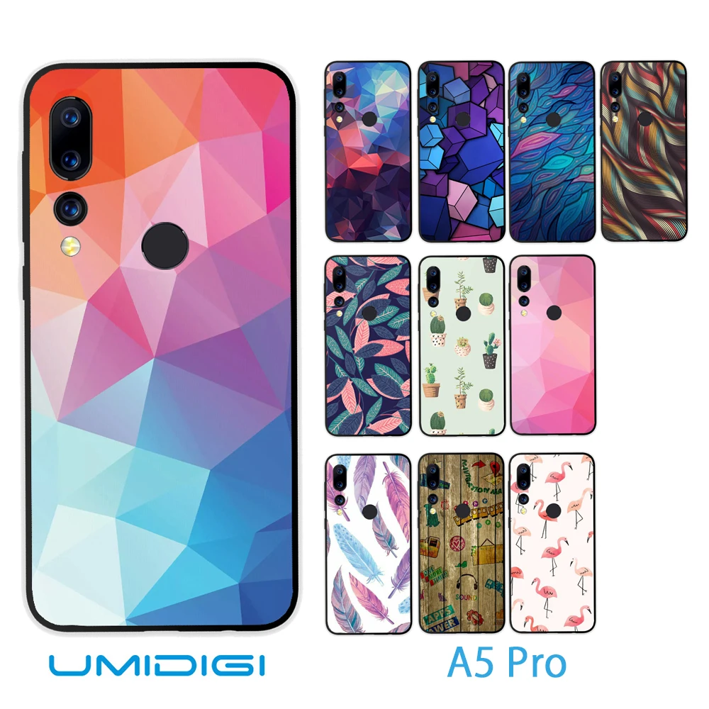 Мягкий чехол SHIODOKI для Umidigi A5 pro силиконовый телефона защитная задняя крышка
