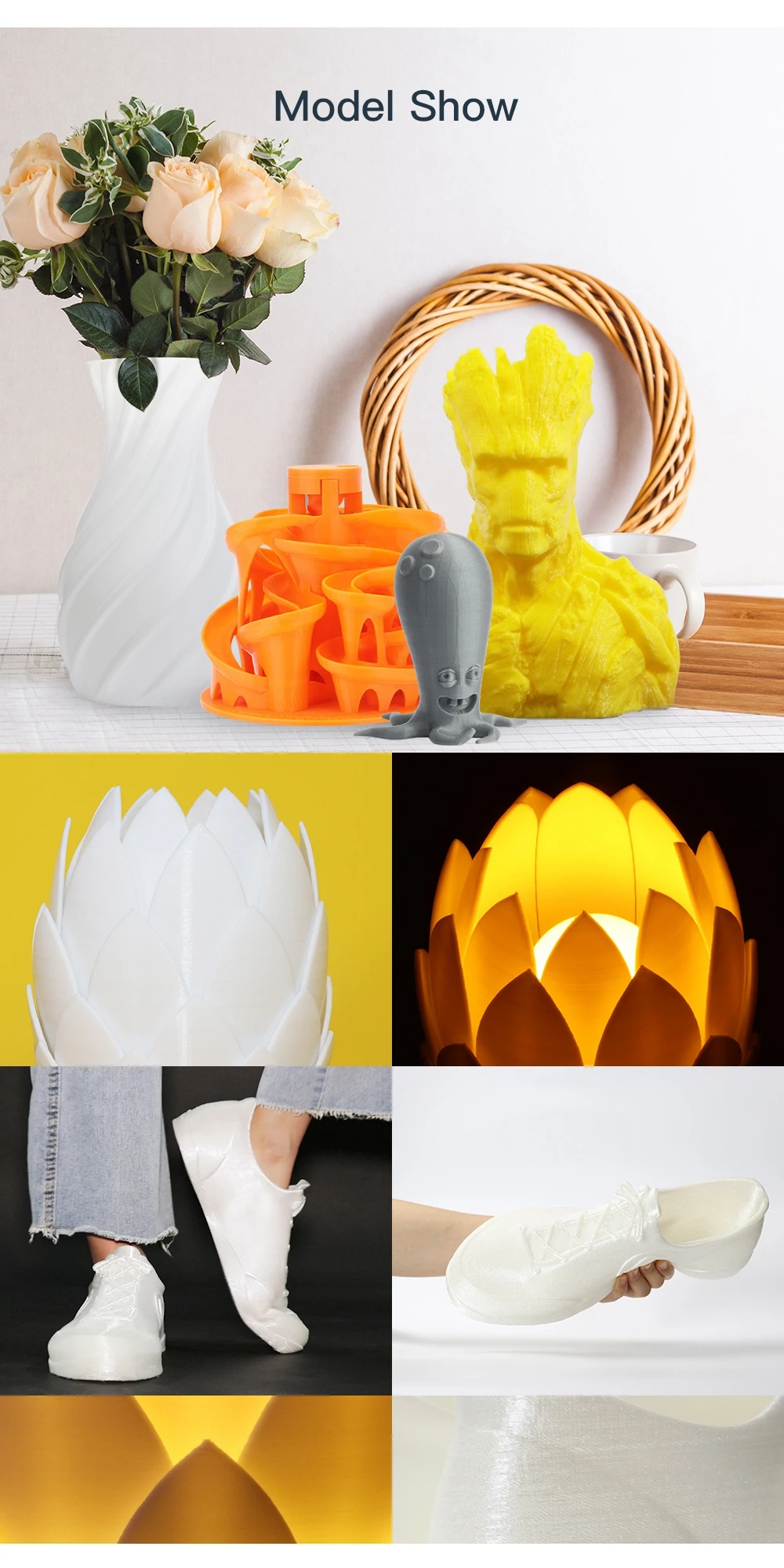 ANYCUBIC Chiron Newet 3d принтер комплект с зажимами размера плюс ultracase экструдер экран Dual Z Axisolor обновленный Impresora 3d Drucker