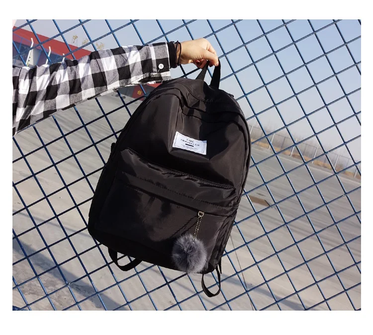 Fashion Women Travel Backpack High Quality Waterproof Nylon School Backpack Pretty Style Girls School Bag Backpack Mochila Sac